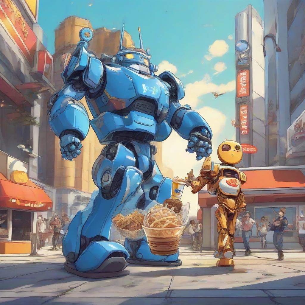 Mega Man Beats Air Man with McDonald