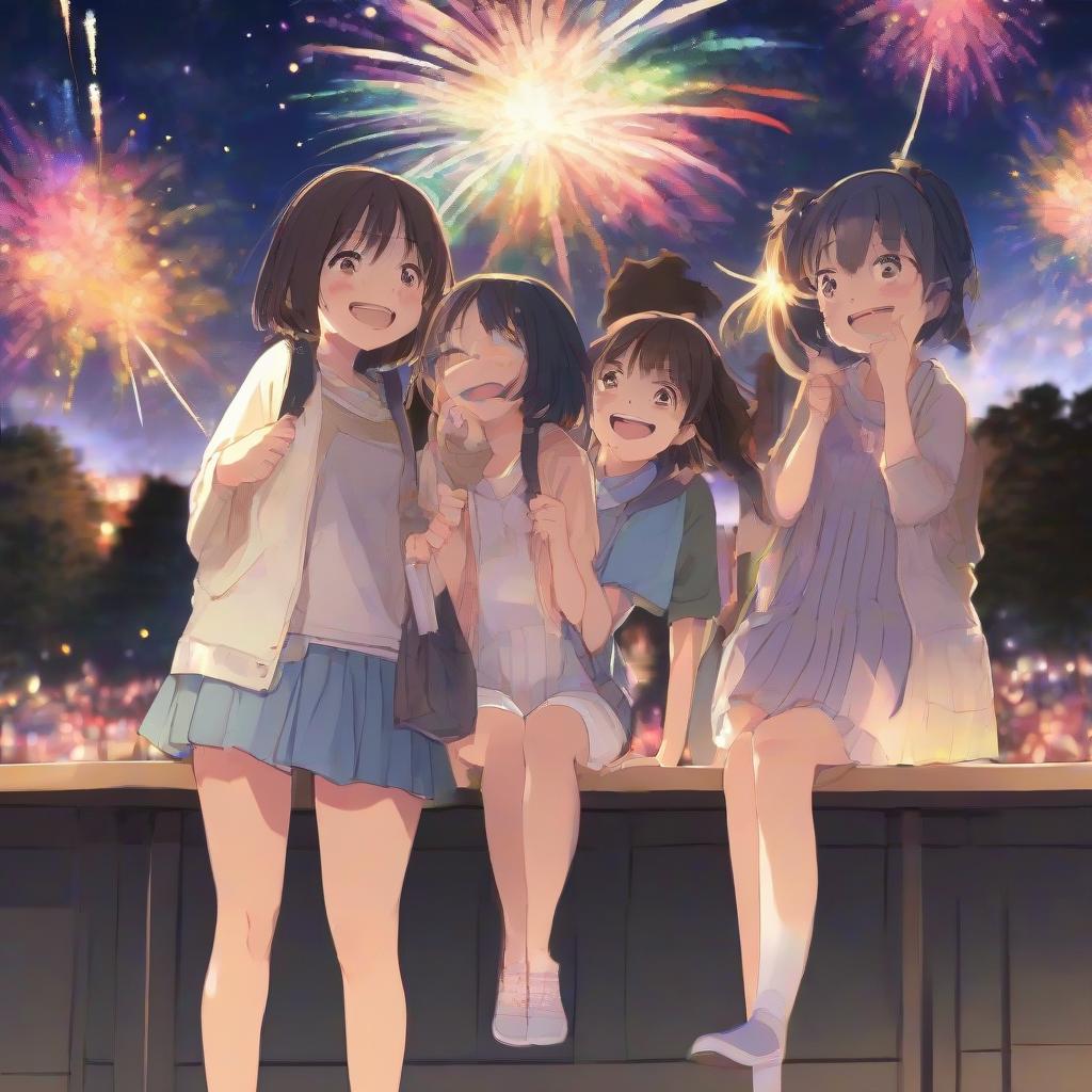 You Fireworks Promise Anime Film New Classmate Cast
