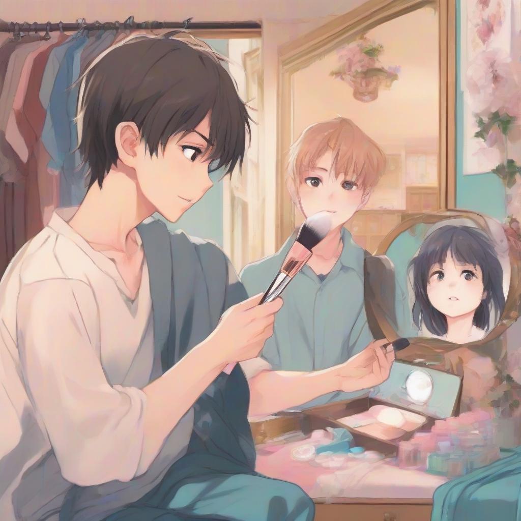 Makeup Manga Anime: Friend Becomes Pretty Girl