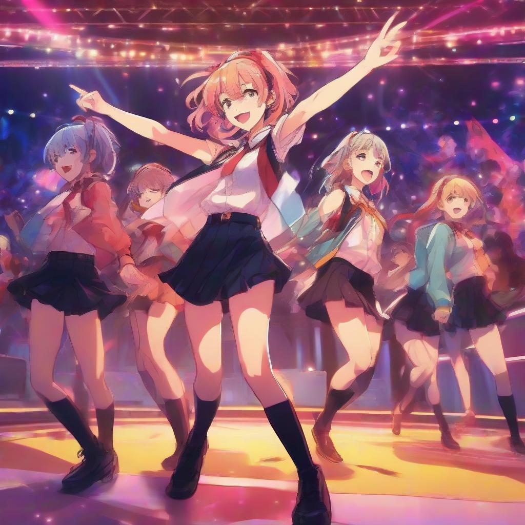 100 Girlfriends 2D Idol Performance Hand-Drawn Magic