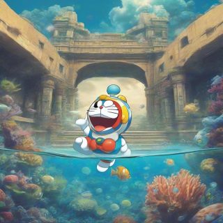 도라에몽, 4D로 해저 모험!