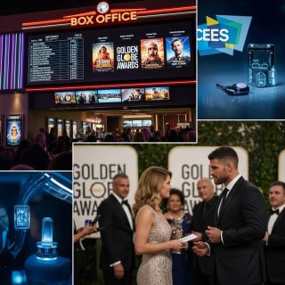 박스오피스 분석 CES 골든글로브 뒷이야기