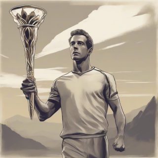 허드슨 윌리엄스, 올림픽 성화 봉송 참여