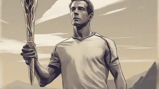 허드슨 윌리엄스, 올림픽 성화 봉송 참여