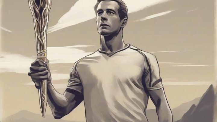 허드슨 윌리엄스, 올림픽 성화 봉송 참여