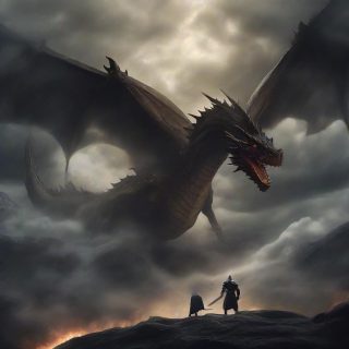 용의 등장과 기사의 고뇌