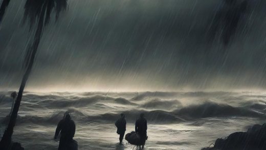 제이슨 모모아 가족, 하와이 홍수 대피