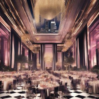 오스카 여성 후보 위한 DVF 스타 만찬 현장